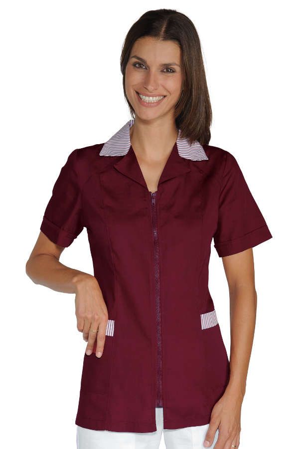 Casacca Barcellona Bordeaux Con Riga Bordeaux