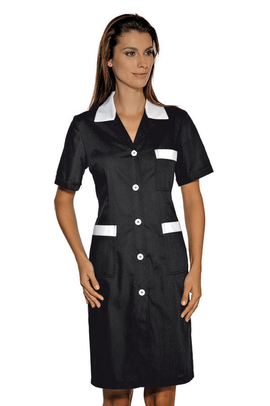 Camice da Lavoro Donna Positano Nero + Bianco