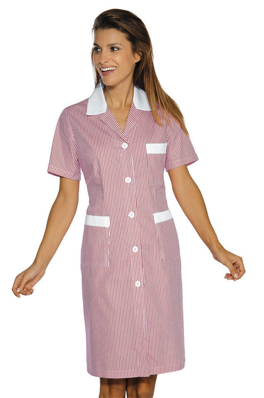 Camice Positano Rigatino Rosa Bianco Isacco - Misto Cotone Servizio ai Piani