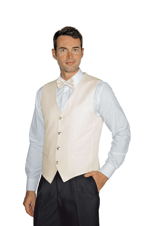 Gilet Barman Unisex Creme