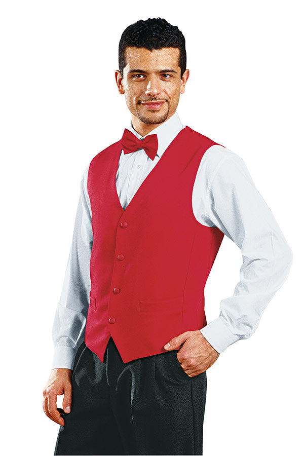 Gilet Camerere Unisex Rosso