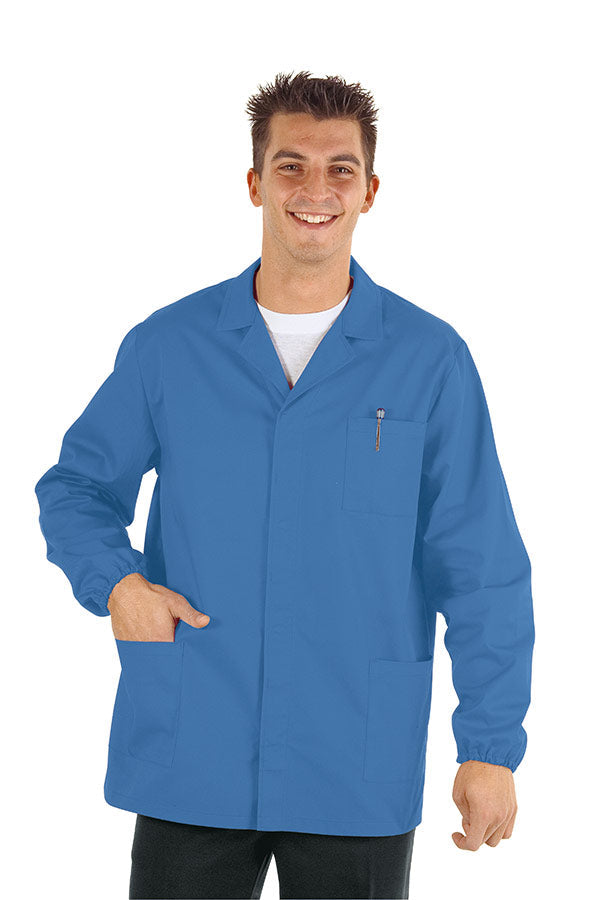Casacca Lavoro Modello Giacca Sport Azzurro
