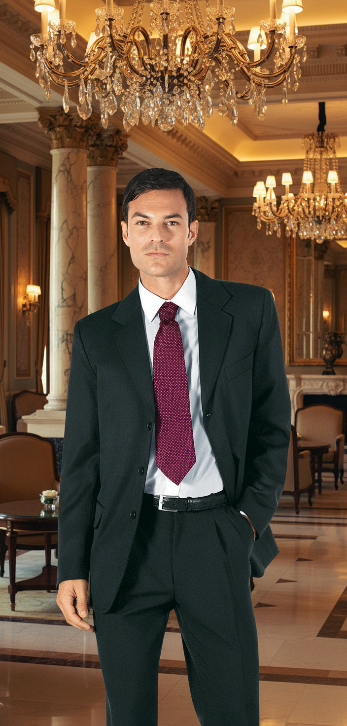 Giacca Uomo 3 Bottoni Nero