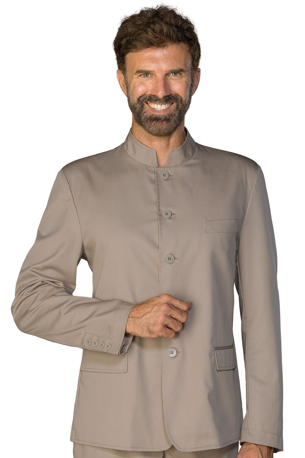 Giacca Uomo Riad con spacchi Tortora - Divise & Divise