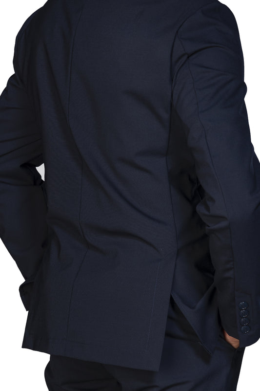 Giacca receptionist Cambridge con spacchi foderata dettaglio retro