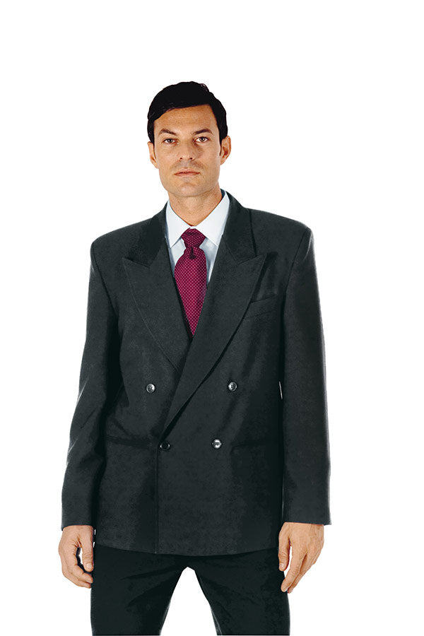 Giacca Semifoderata Doppio Petto Nera