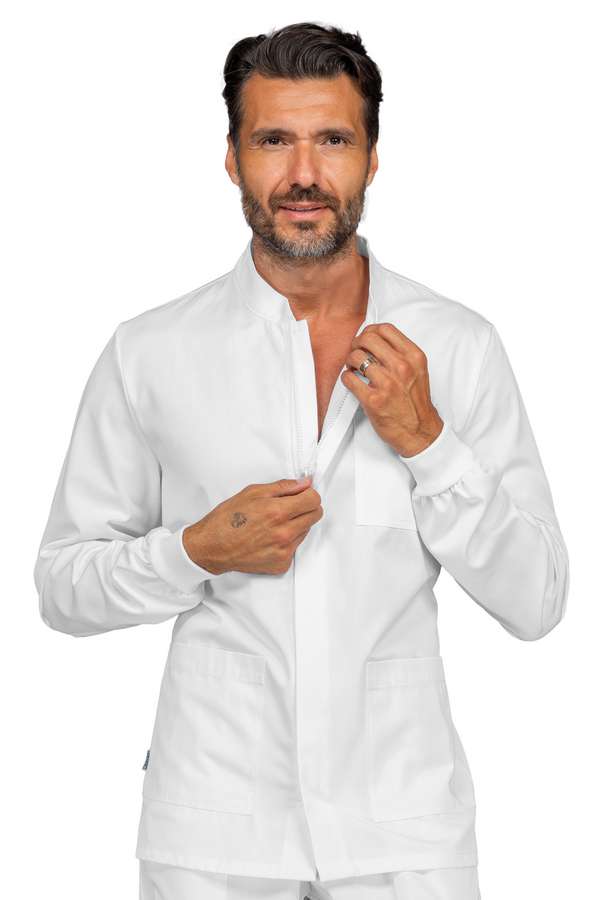 Casacca uomo collo coreano con cerniera - Divise & Divise