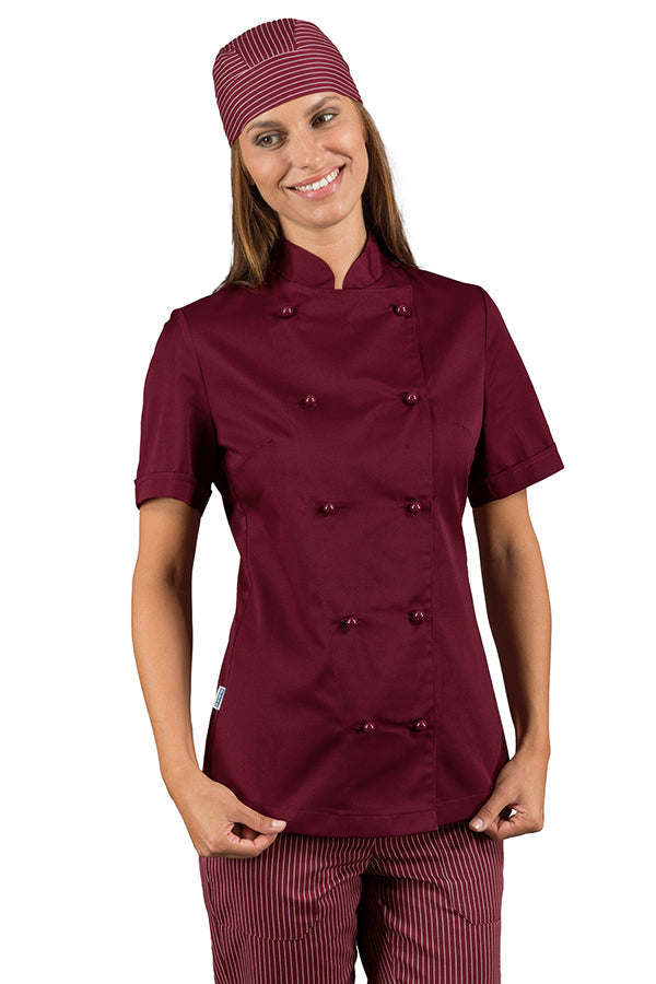 Giacca Cuoco Lady Burgundy