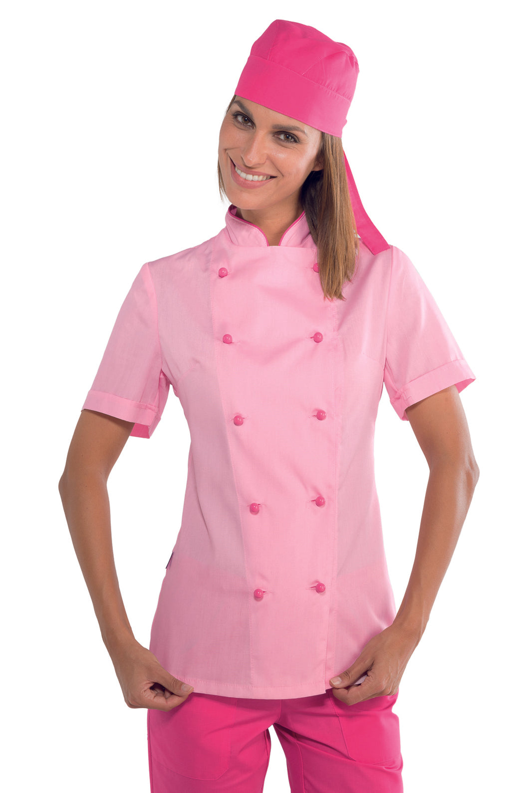 Giacca Cuoco Lady Extra Light Rosa+Fuxia