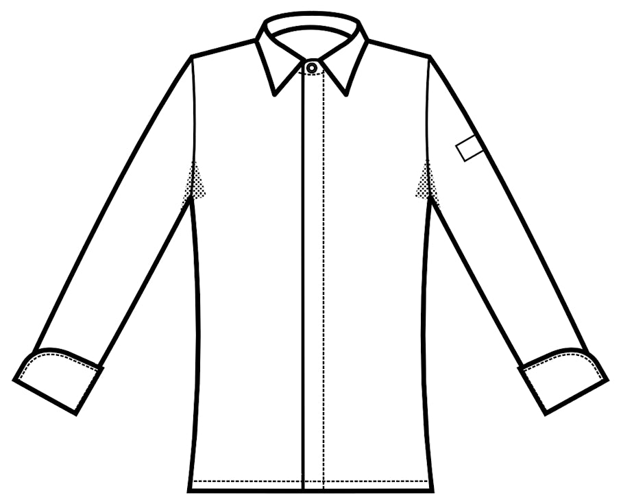 Veste de chef Sincler noire