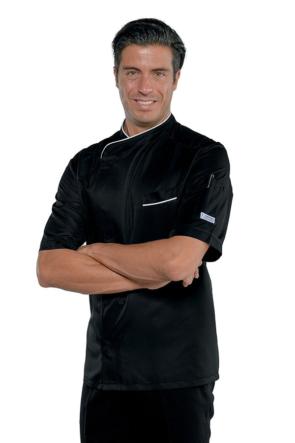 Giacca Cuoco Bilbao Nero + Bianco