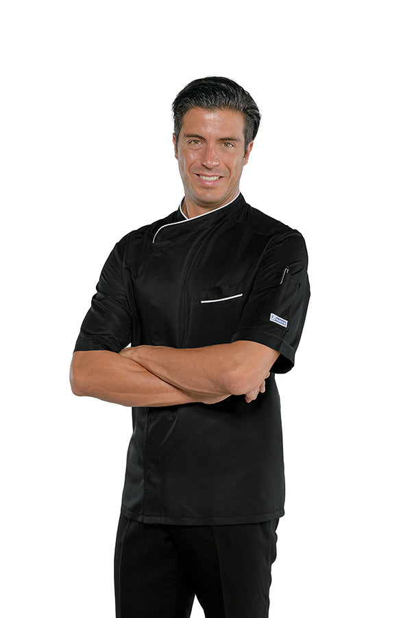 Giacca cuoco Bilbao nera - Divise & Divise