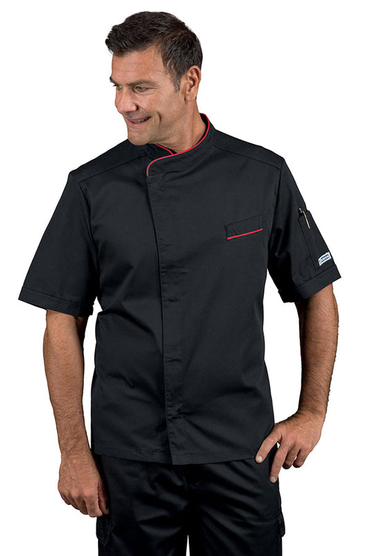 Giacca Cuoco Bilbao Nero+Rosso