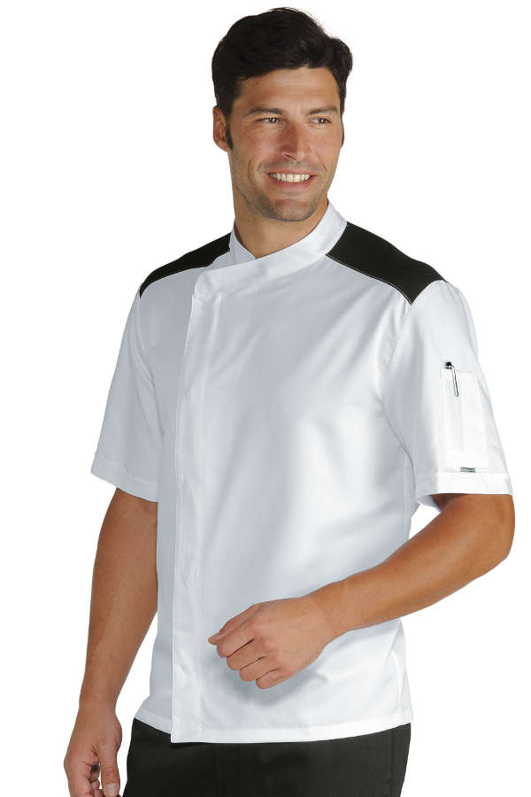 Giacca Cuoco Malaga Bianco+Nero