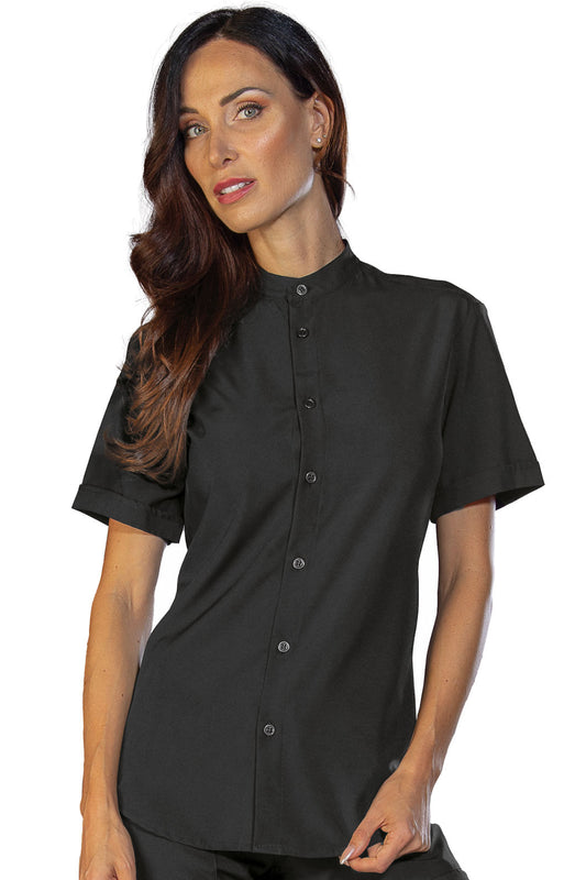 Camicia Detroit unisex Tecnostretch nera - Divise & Divise