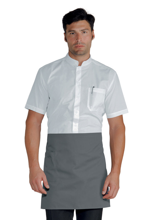 Grembiule Cuoco Vita Con Tasca Grigio