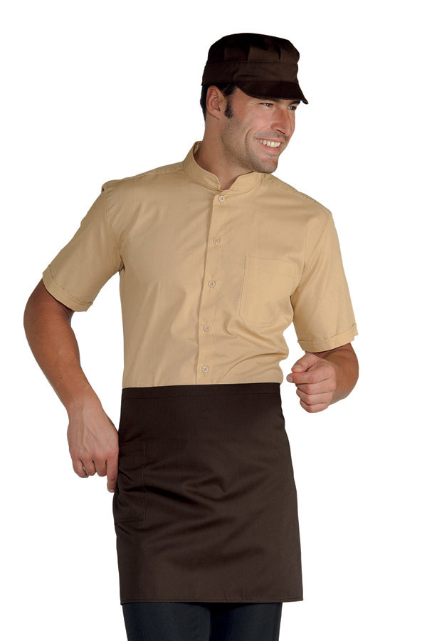 Grembiule Cuoco Cameriere Vita Con Tasca Cacao