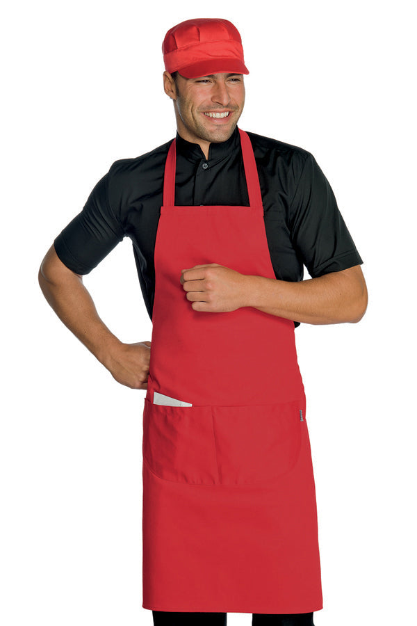 Grembiule Pettorina Rosso