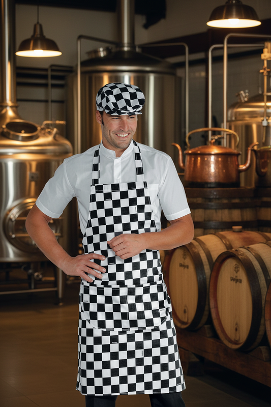 Grembiule pettorina 70x90 Scacchi - Divise & Divise