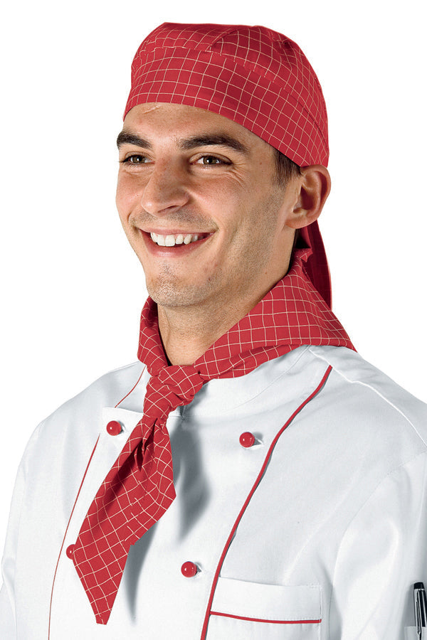 Triangolo Cameriere Gessato Rosso