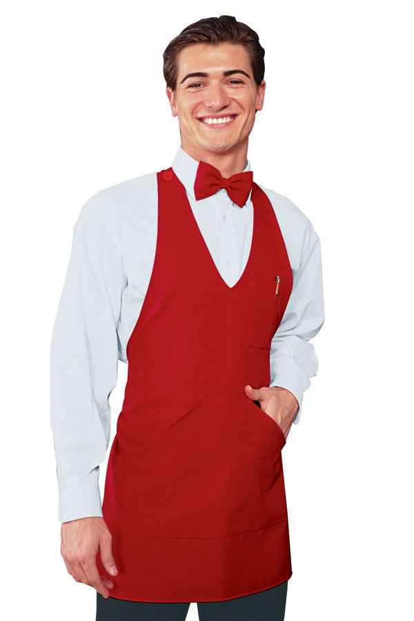 Grembiule Cameriere Bistrò Rosso