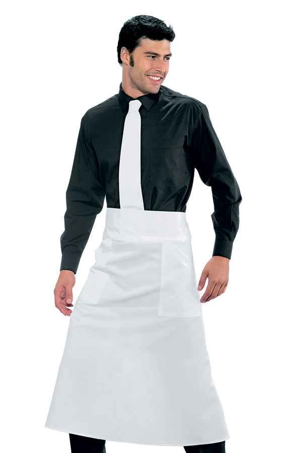 Grembiule Versailles Senza Spacco Bianco