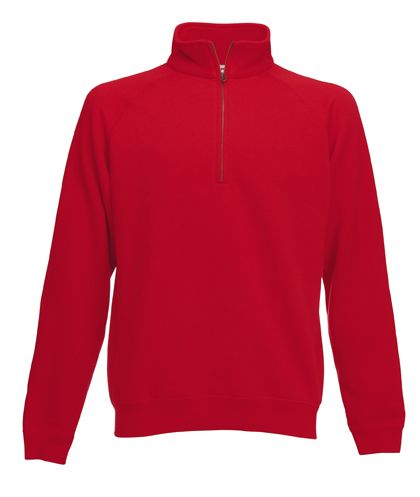 Felpa Mezza Zip - Fruit Of The Loom