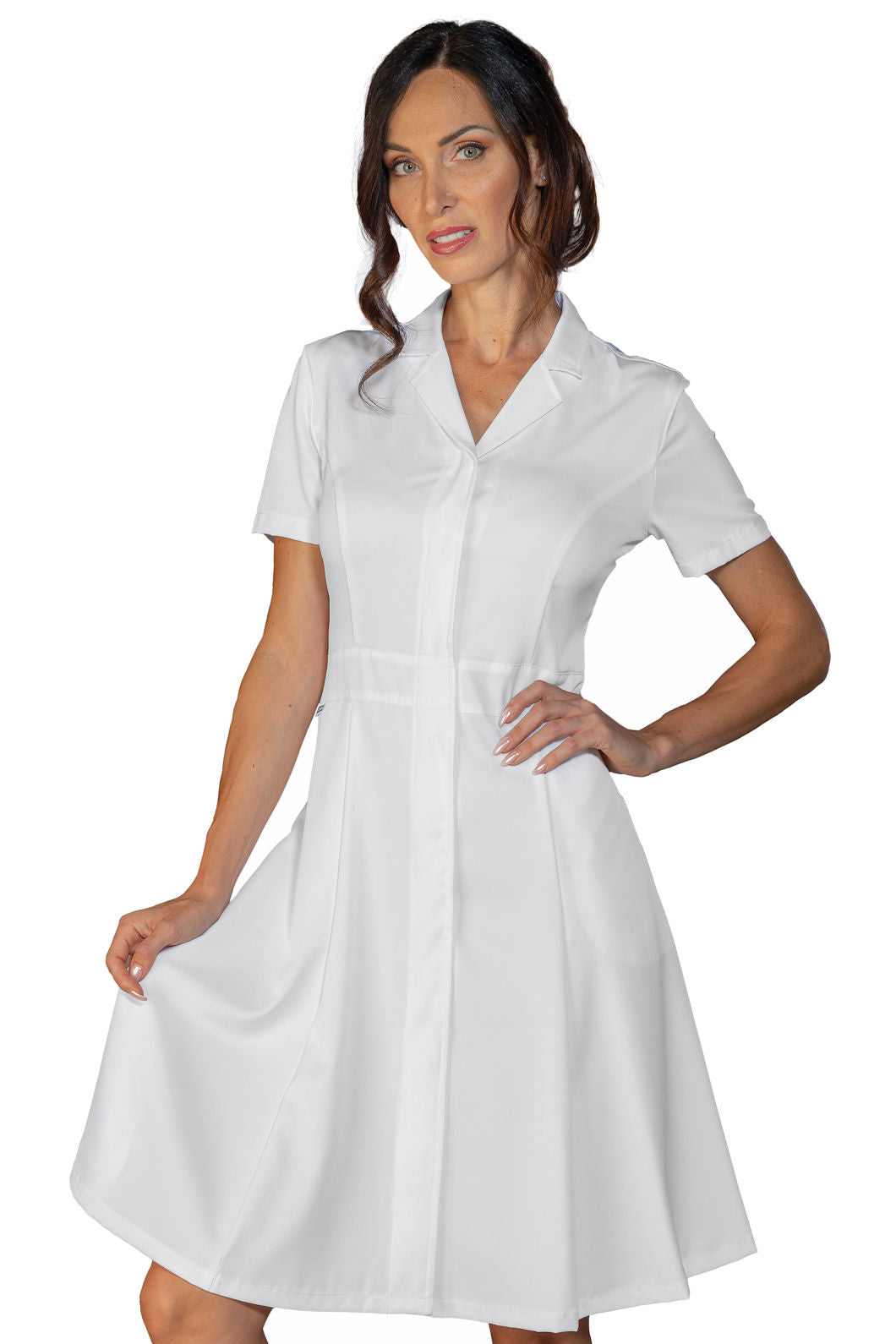 Abitino Mayflower bianco tecnostretch - Divise & Divise