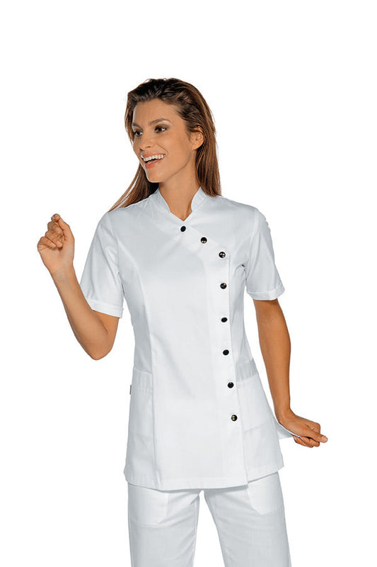 Casacca Estetista Nizza Bianco Donna - Purezza e Professionalità Classica
