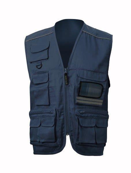 Gilet Multitasche Blu