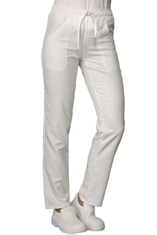 Pantalon élastique blanc