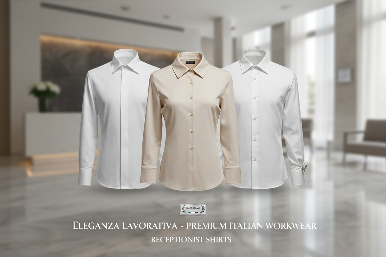 Camicie Eleganti per Receptionist - Cotone e Policotone Non Stiro - Divise & Divise