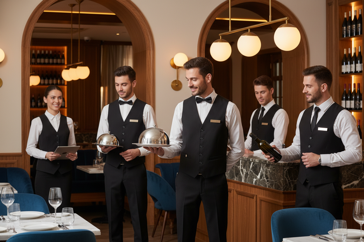 Gilet per addetti alla reception e camerieri