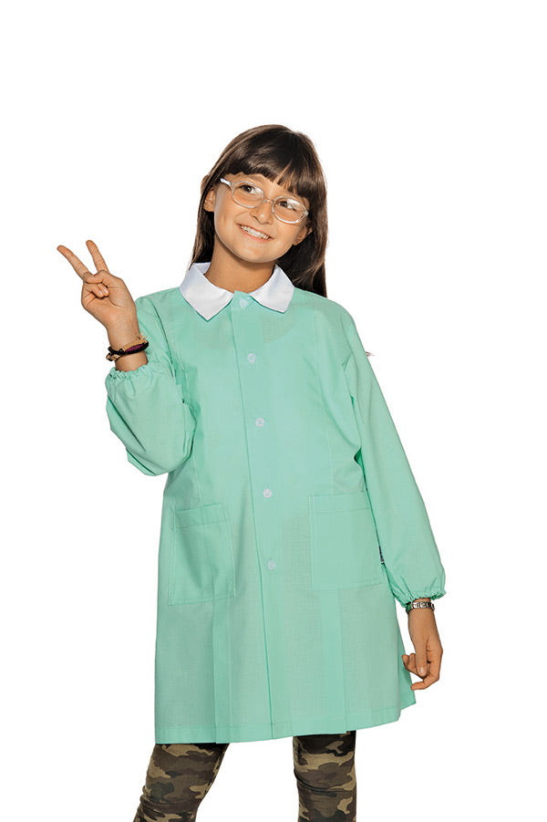 Grembiulino Pollicino Verde Acqua