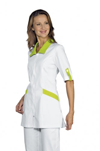 Casacca Infermiere Tortola Bianca E Verde Mela
