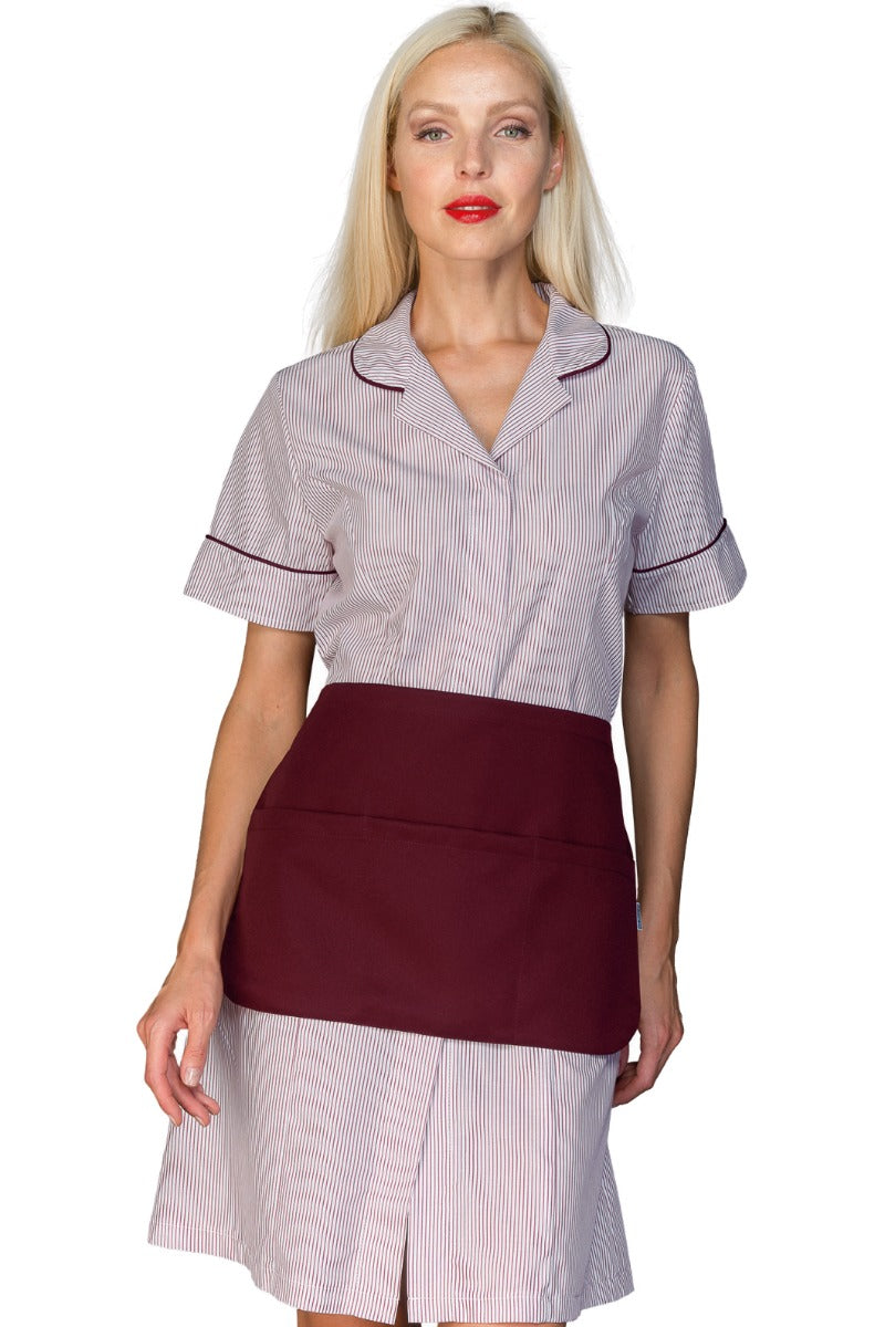 Camice Firenze Riga Bordeaux + Bordeaux - Divise & Divise