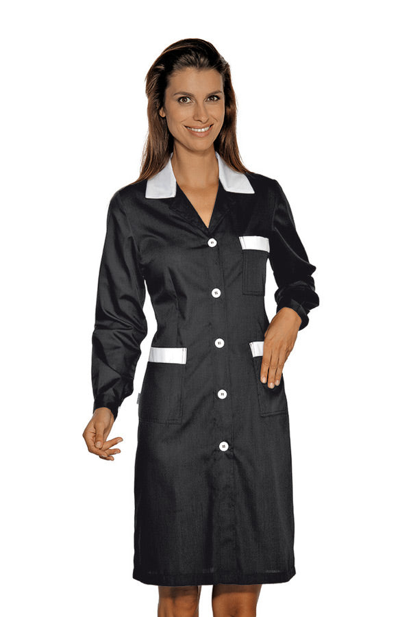 Camice da Lavoro Donna Positano  Nero + Bianco