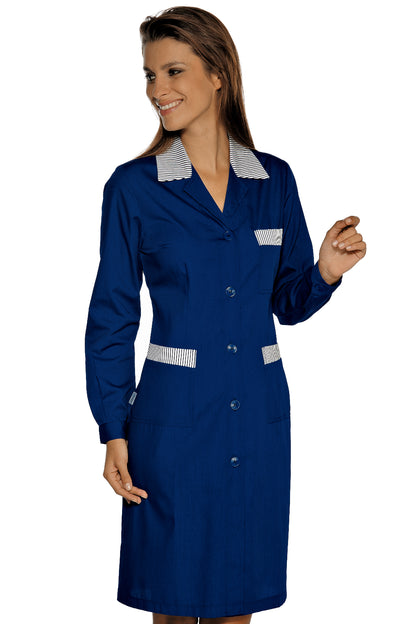 Chemise de travail Positano pour femme, noire et blanche