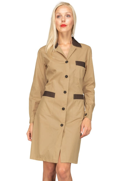 Chemise de travail Positano pour femme, noire et blanche