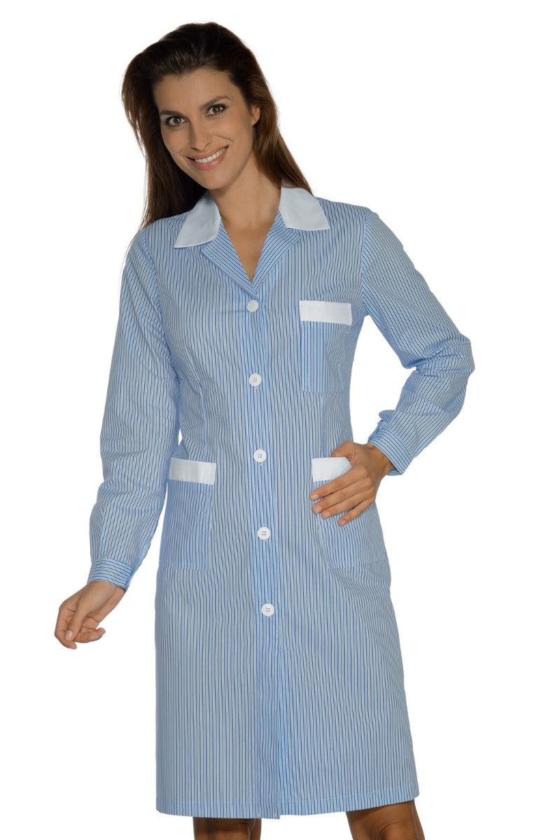 Chemise de travail Positano pour femme, noire et blanche