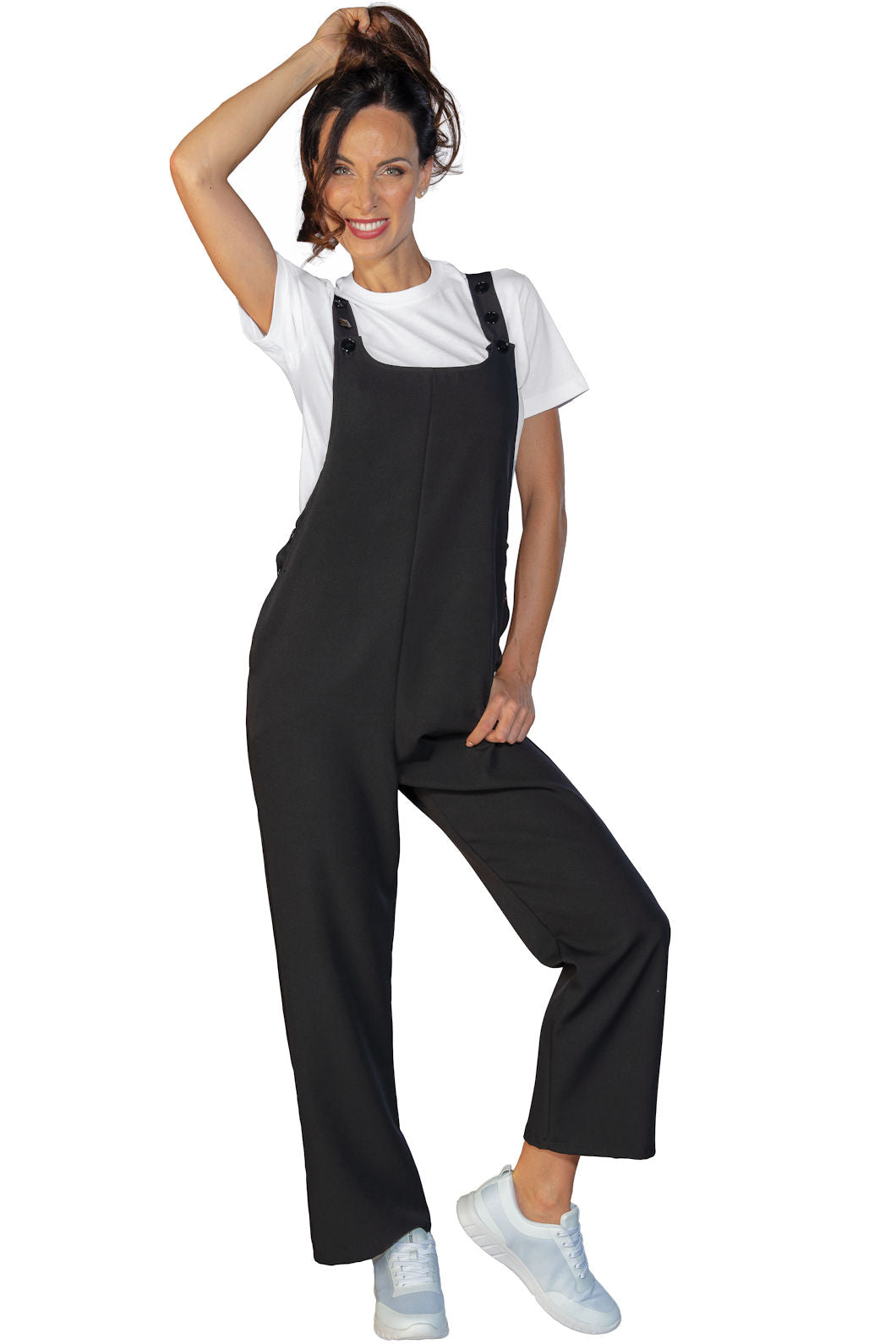 Salopette super stretch nera - Divise & Divise