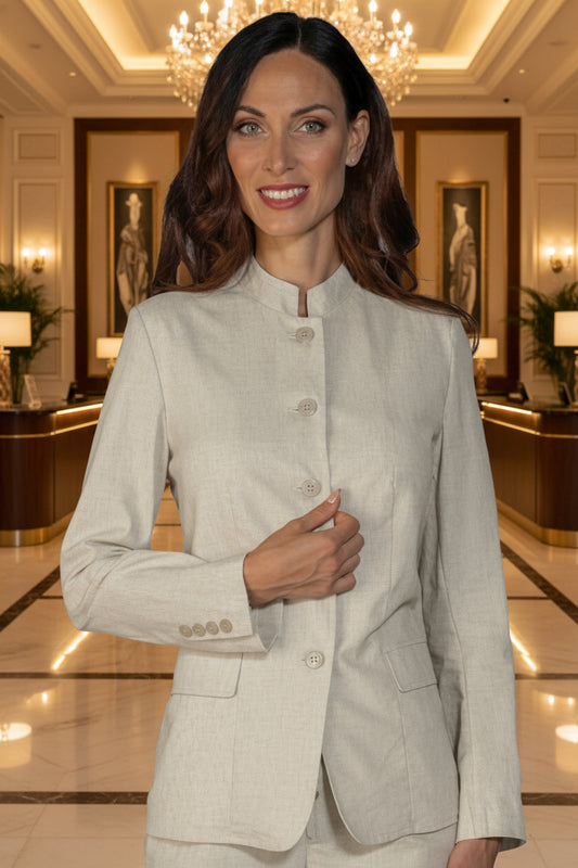 Giacca per receptionist Nairobi Tortora