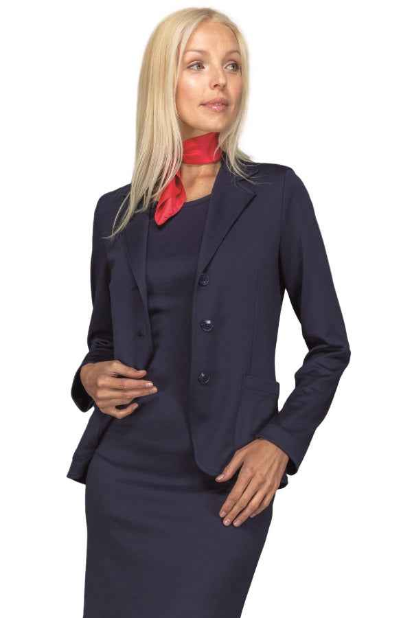 Giacca Donna Maryland Jersey Milano Blu