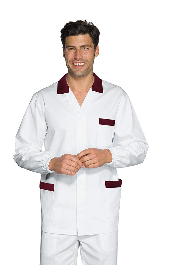 Casacca Peter Bianco E Bordeaux