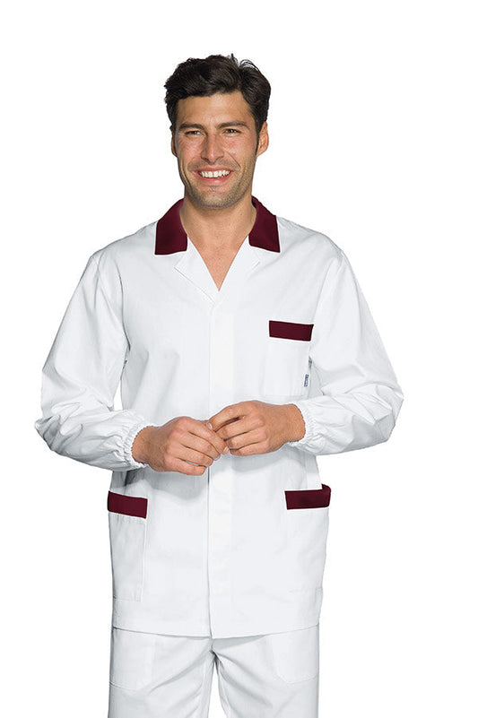 Casacca Peter Bianco E Bordeaux