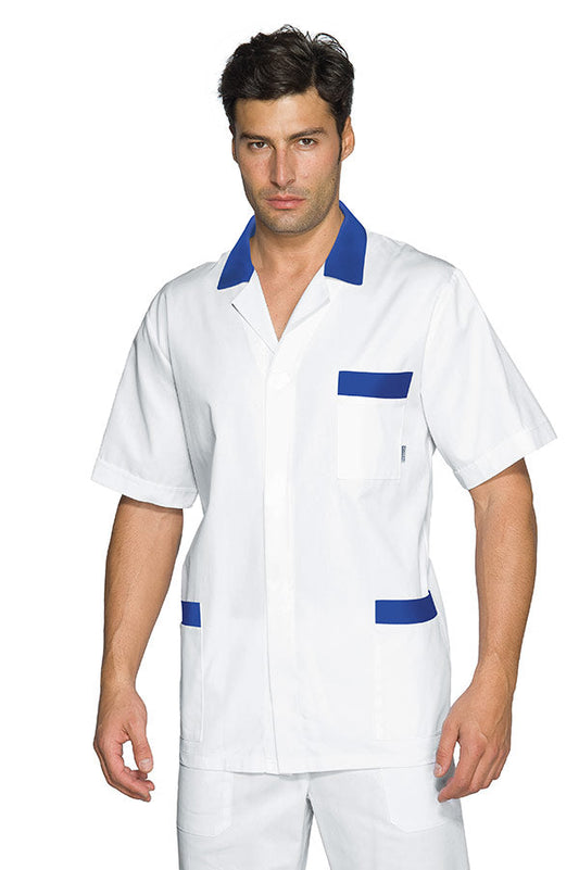 Casacca Cameriere Ai Piani Peter Bianco e Blu Cina