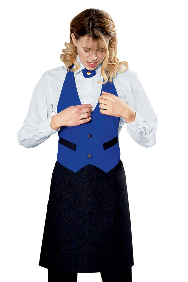 Grembiule Cameriere Garcon Blu Cina