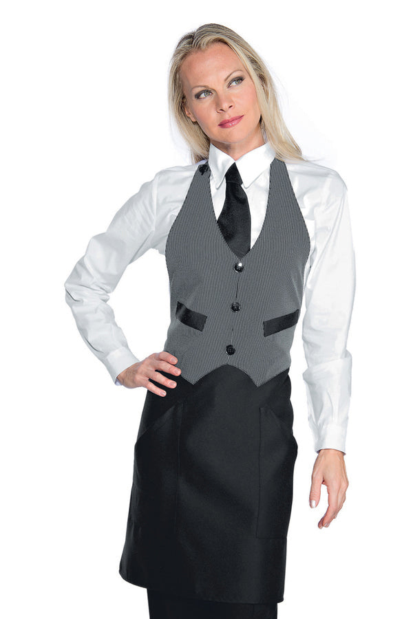 Grembiule Cameriere Garcon Gessato