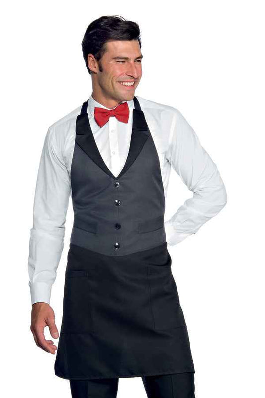 Grembiule Victor Nero e Antracite