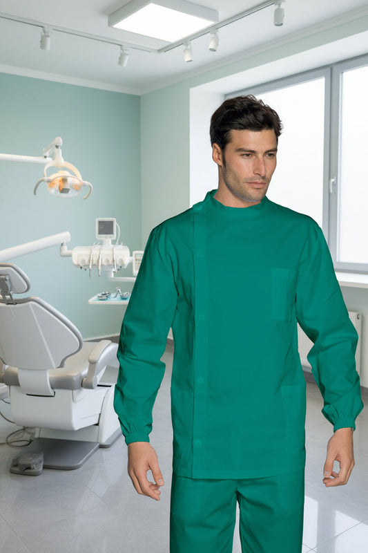 Casacca Dentista Personalizzabile - Verde - Isacco